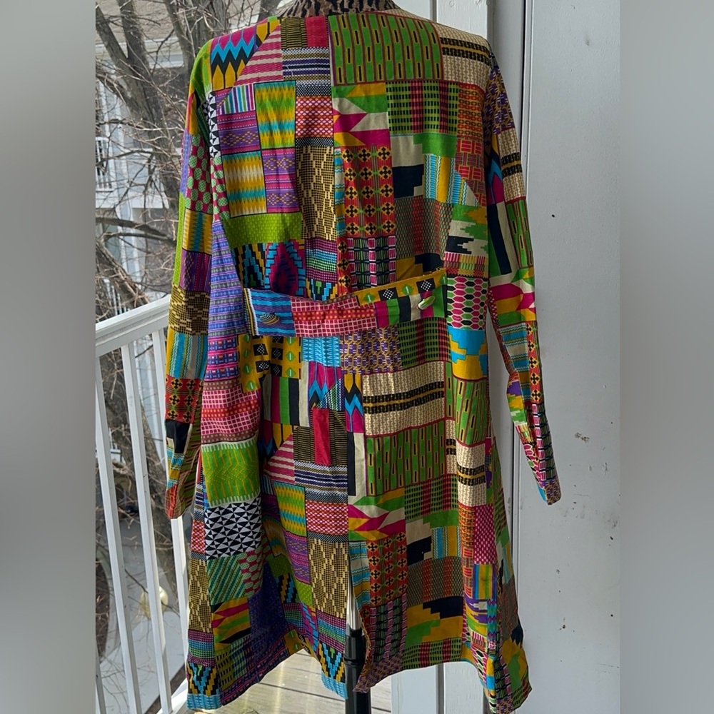 Colorful Patchwork Jacket - Multicolor - image 6